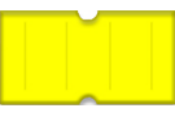 Garvey G 2112 Punch Hole Yellow or Blue Label for Towa®*, Motex MX-5500®, Freedom & Impressa Labelers is a general purpose adhesive.